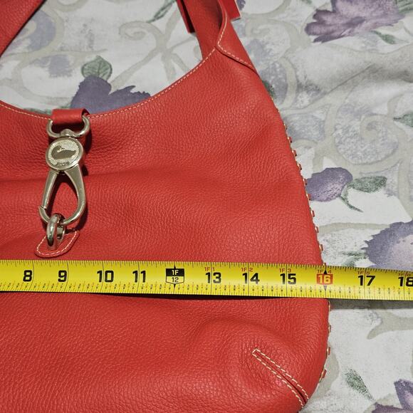 Dooney & Bourke Samba Hubo Whip Lock Sac Stitch Gold accents - Picture 3 of 16